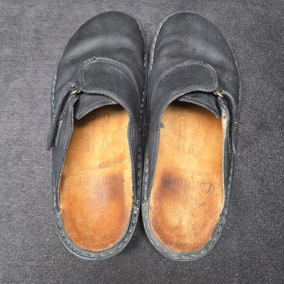 Finn Comfort Aussee Mule Black Clog Slide Sandals Shoes - Picture 5 of 12